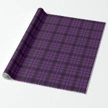 Papier d'emballage à base de purple Haze Plaid