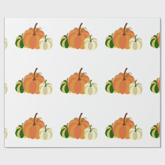 Cadeau Papier d'emballage à motif citrouille