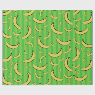 Cadeau Papier d'emballage à motif de banane