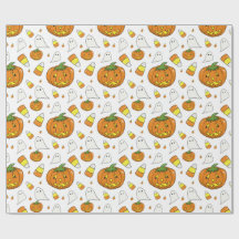 Papier d'emballage à motif de bonbons en forme de