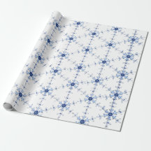 Papier d'emballage à motif de flocon de diamant