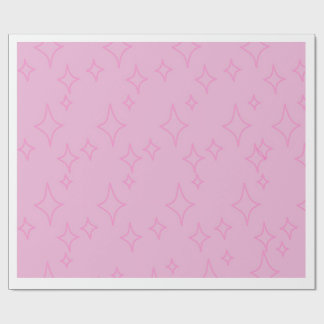 Cadeau Papier d'emballage à motif d'étoile scintillante r