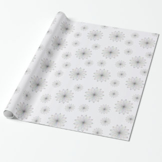 Cadeau Papier d'emballage à motif floral éthéré