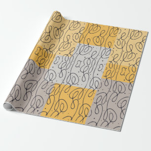 Cadeau Papier d'emballage à motif tourbillonnant