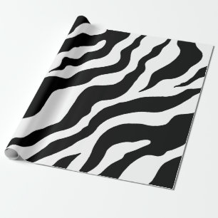 Cadeau Papier d'emballage à motif zèbre 