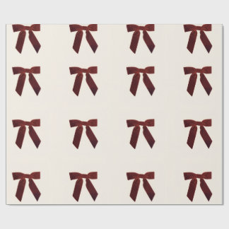 Cadeau Papier d'emballage à ruban rouge vintage