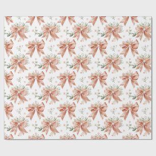 Cadeau Papier d'emballage à ruban vintage rose Papier c