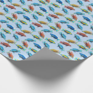 Cadeau Papier d'emballage africain de poissons de Cichlid