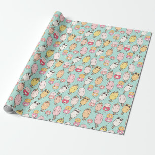 Cadeau Papier d'emballage alimentaire Kawaii