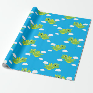 Cadeau Papier d'emballage anniversaire mignon magique de