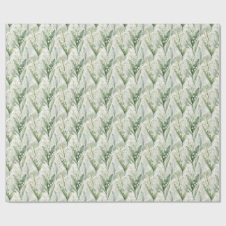Cadeau Papier d'emballage aquarelle Muguet