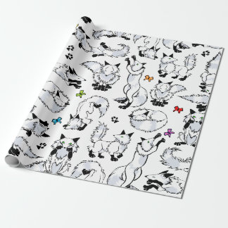 Cadeau Papier d'emballage arctique de Fox - choisissez