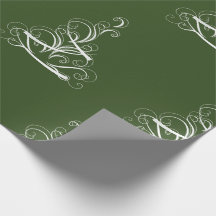 Papier d'emballage arrière - plan vert arbre blanc