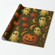 🎃 Papier d'emballage Automne ÉpoUVANTABLE – Fantô