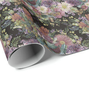 Cadeau Papier d'emballage aux fleurs sauvages australienn
