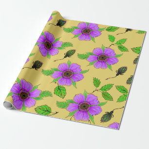 Cadeau Papier d'emballage avec impression de ressort