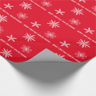 Cadeau Papier d'emballage avec vos souhaits personnels,