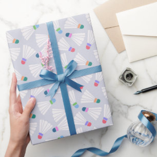Cadeau Papier d'emballage Badminton, Volant Birdie
