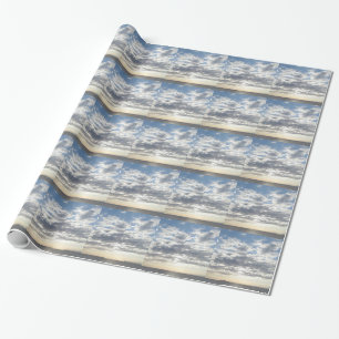 Cadeau Papier d'emballage Beaux Nuages