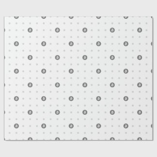 Cadeau Papier d'emballage Bitcoin à pois