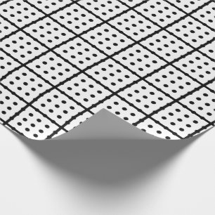 Cadeau Papier d'emballage blanc unique