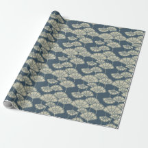 Papier d'emballage bleu de Jitaku Lotus