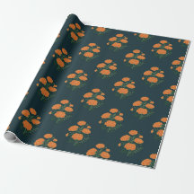 Papier d'emballage bleu Marigold