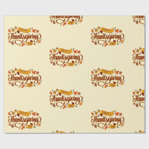 Cadeau Papier d'emballage - Bon thanksgiving jour