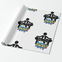 Cadeau Papier d'emballage Boss