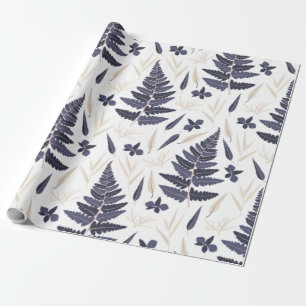Cadeau Papier d'emballage botanique