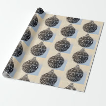 Papier d'emballage Boule de Noël