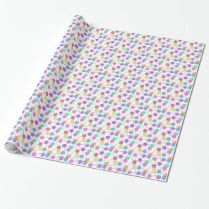 Cadeau Papier d'emballage brillant de sucrerie de lucette