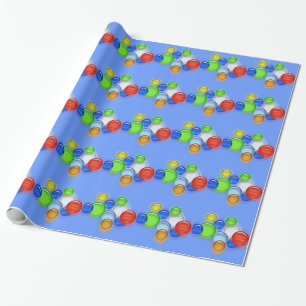 Cadeau Papier d'emballage - Bulles colorées