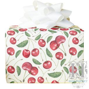 Cadeau Papier d'emballage Cerises