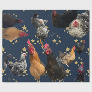 Cadeau Papier d'emballage Chicken Mania 2 pour toutes occ
