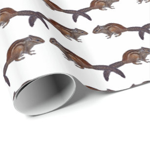 Cadeau Papier d'emballage Chipmunk Frenzy