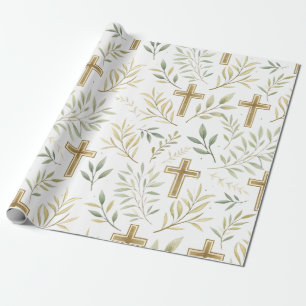 Cadeau Papier d'emballage chrétien Blessings & Branches