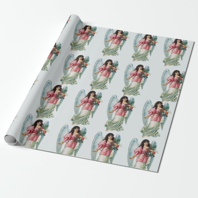 Cadeau Papier d'emballage chrétien d'ange (Déroulé)