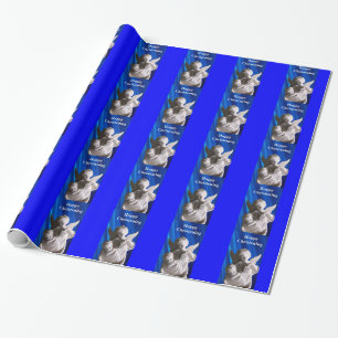 Cadeau Papier d'emballage Christening pour garçons