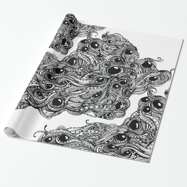 Cadeau Papier d'emballage classique de Megadoodle (Déroulé)