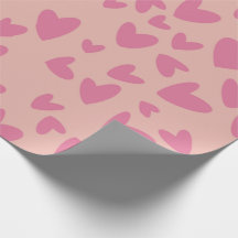 Papier d'emballage cœur de la Saint-Valentin