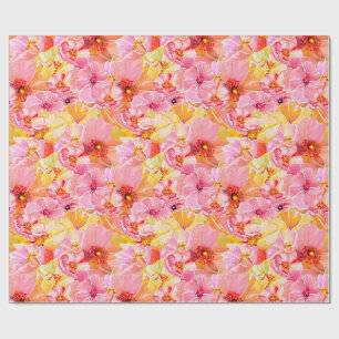 Cadeau Papier d'emballage Coquelicots sur Coquelicots