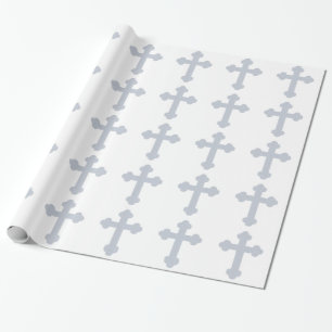 Cadeau Papier d'emballage croisé chrétien
