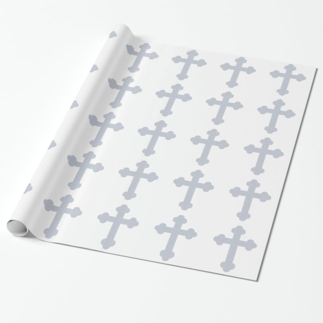Cadeau Papier d'emballage croisé chrétien (Déroulé)