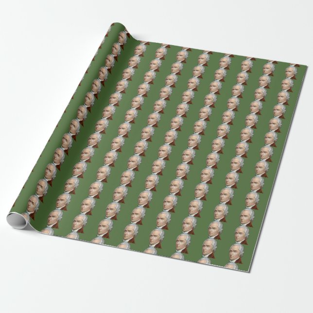 Cadeau Papier d'emballage d'Alexander Hamilton (Déroulé)