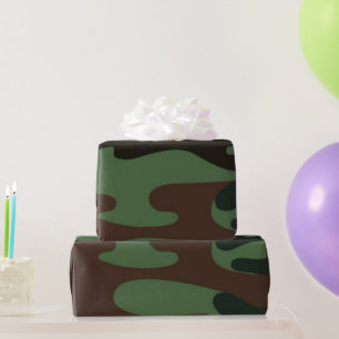 Cadeau Papier d'emballage d'amusement de motif de Camo