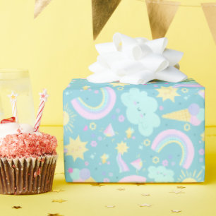 Cadeau Papier d'emballage d'anniversaire.