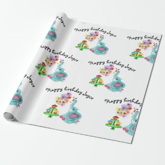 Cadeau Papier d'emballage d'anniversaire affectueux