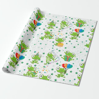 Cadeau Papier d'emballage d'anniversaire de la fête de la