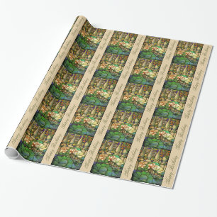 Cadeau Papier d'emballage d'anniversaire en verre souill